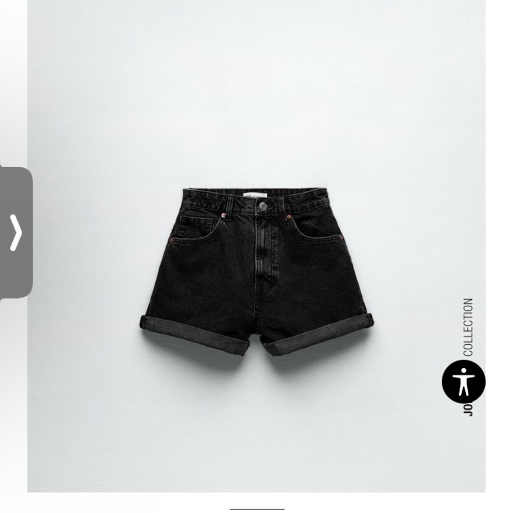 ZARA Mom Fit Denim Shorts